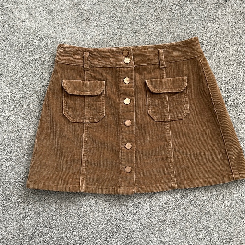 Corduroy skirt